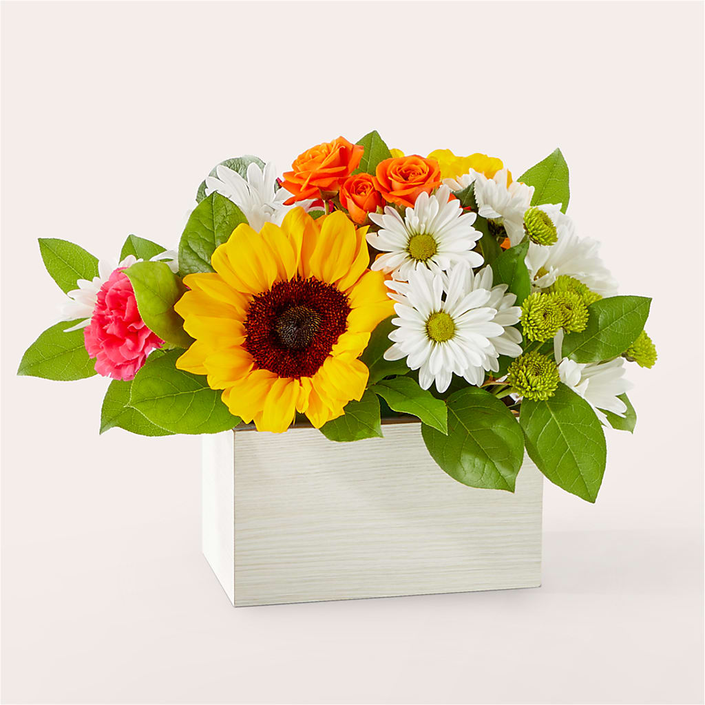 Sun-drenched Blooms Box Bouquet – CASSIDY'S FLOWERS, Newmarket ON