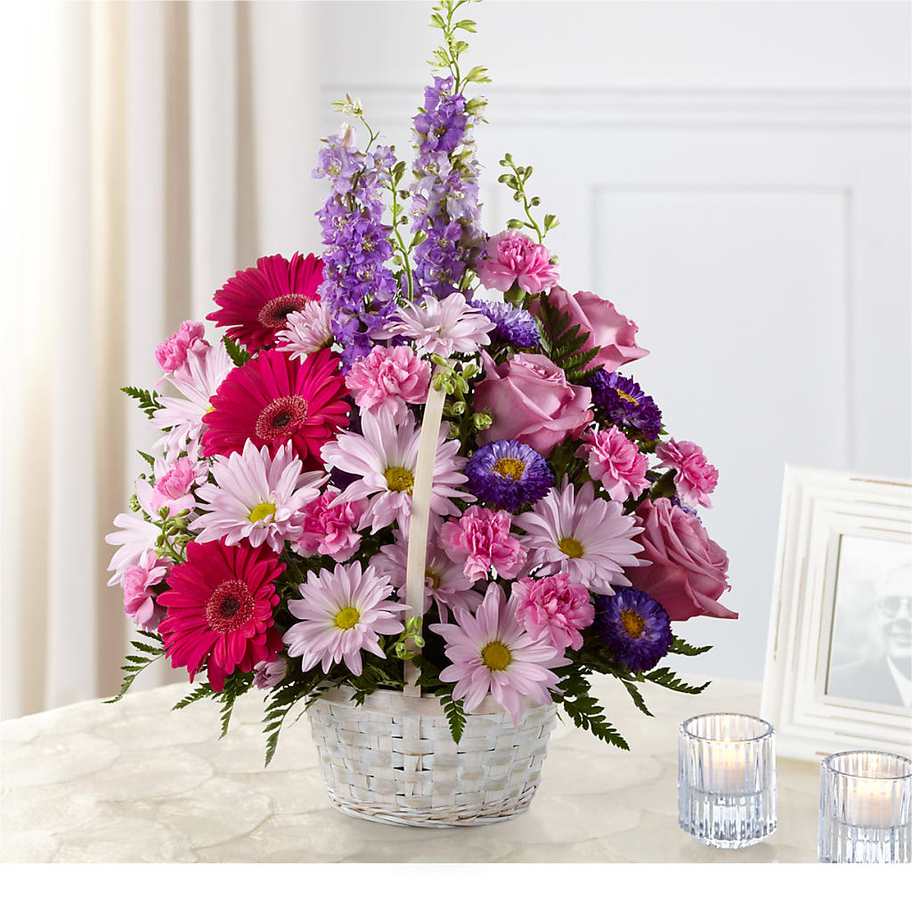 Pastel Peace Basket – CASSIDY'S FLOWERS, Newmarket ON