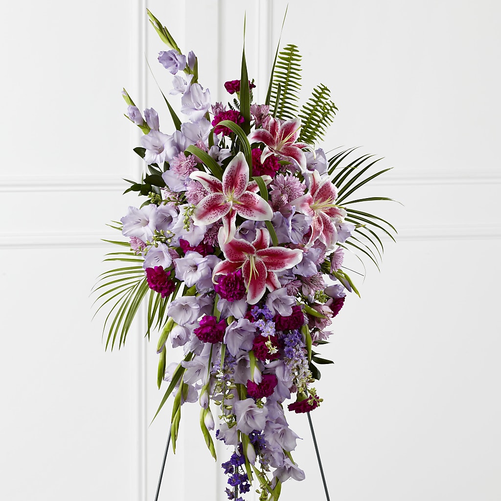 Tender Touch Standing Spray – CASSIDY'S FLOWERS, Newmarket ON
