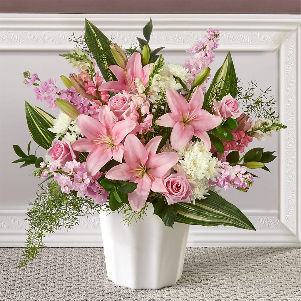 Simply Serene Floor Basket – CASSIDY'S FLOWERS, Newmarket ON