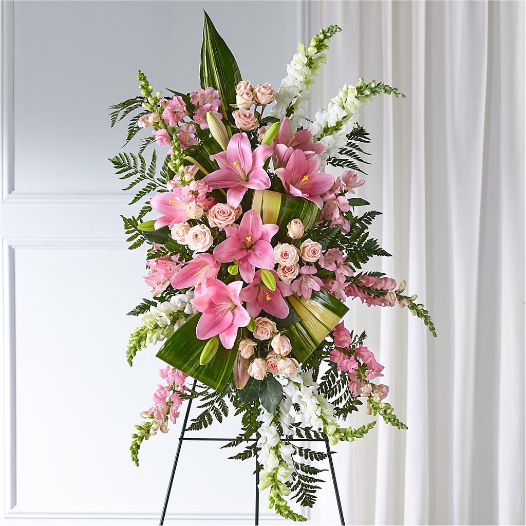 Elegant Embrace Standing Spray – CASSIDY'S FLOWERS, Newmarket ON