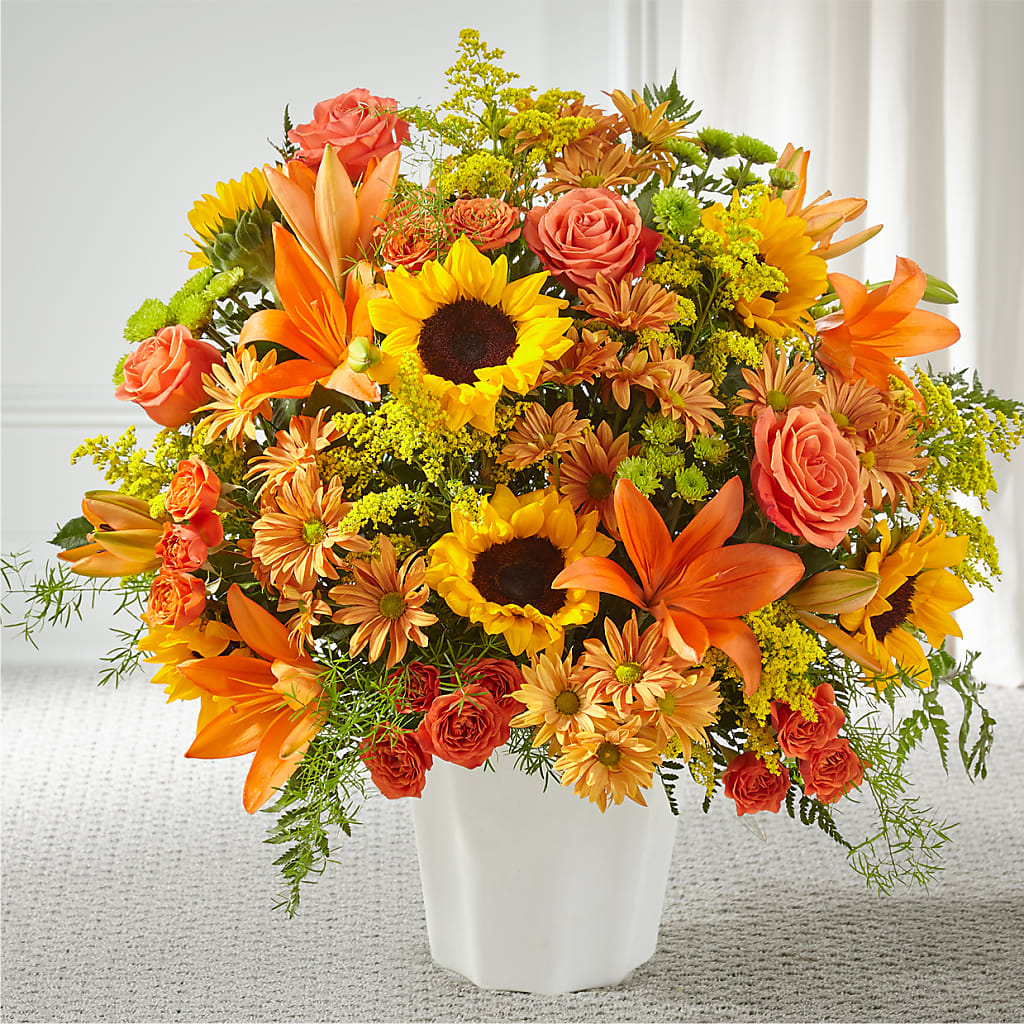 Harvest Thoughts Floor Basket – CASSIDY'S FLOWERS, Newmarket ON