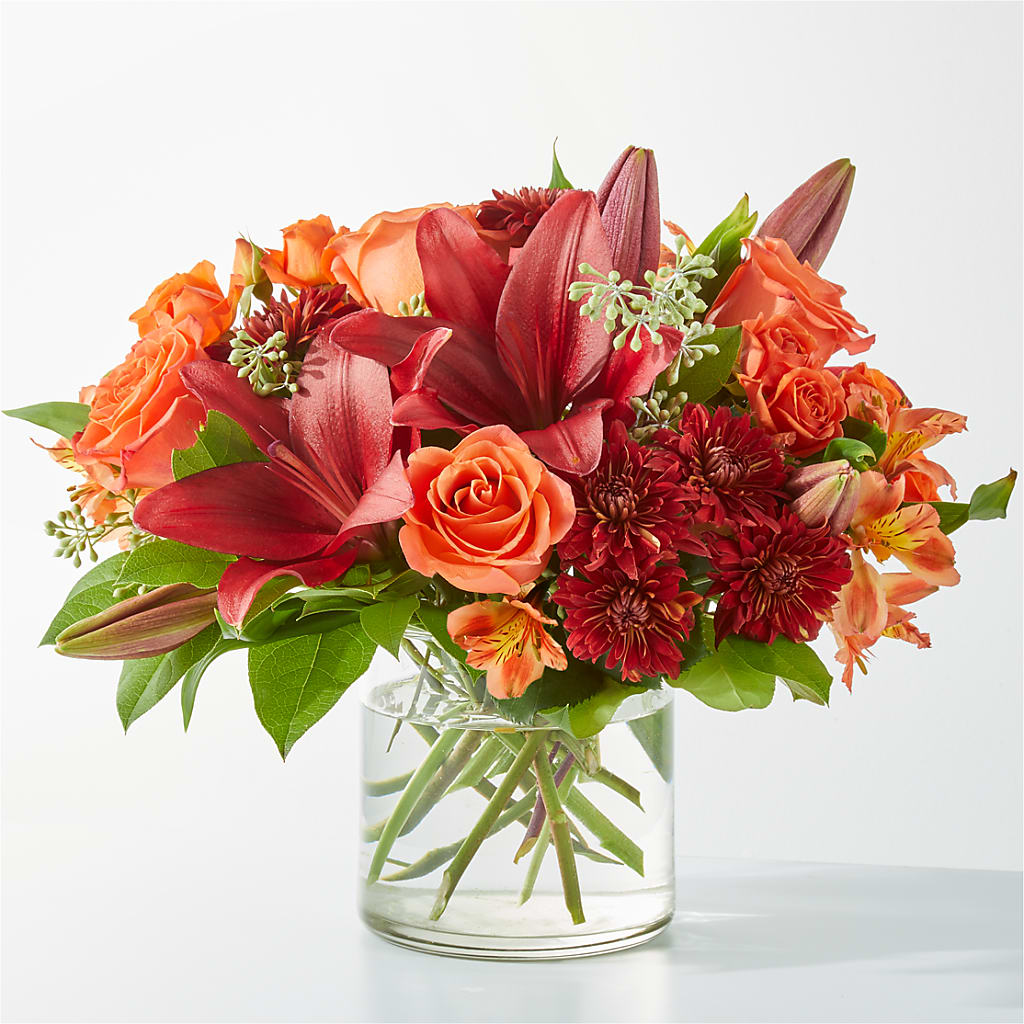 Crimson Leaves Bouquet – CASSIDY'S FLOWERS, Newmarket ON