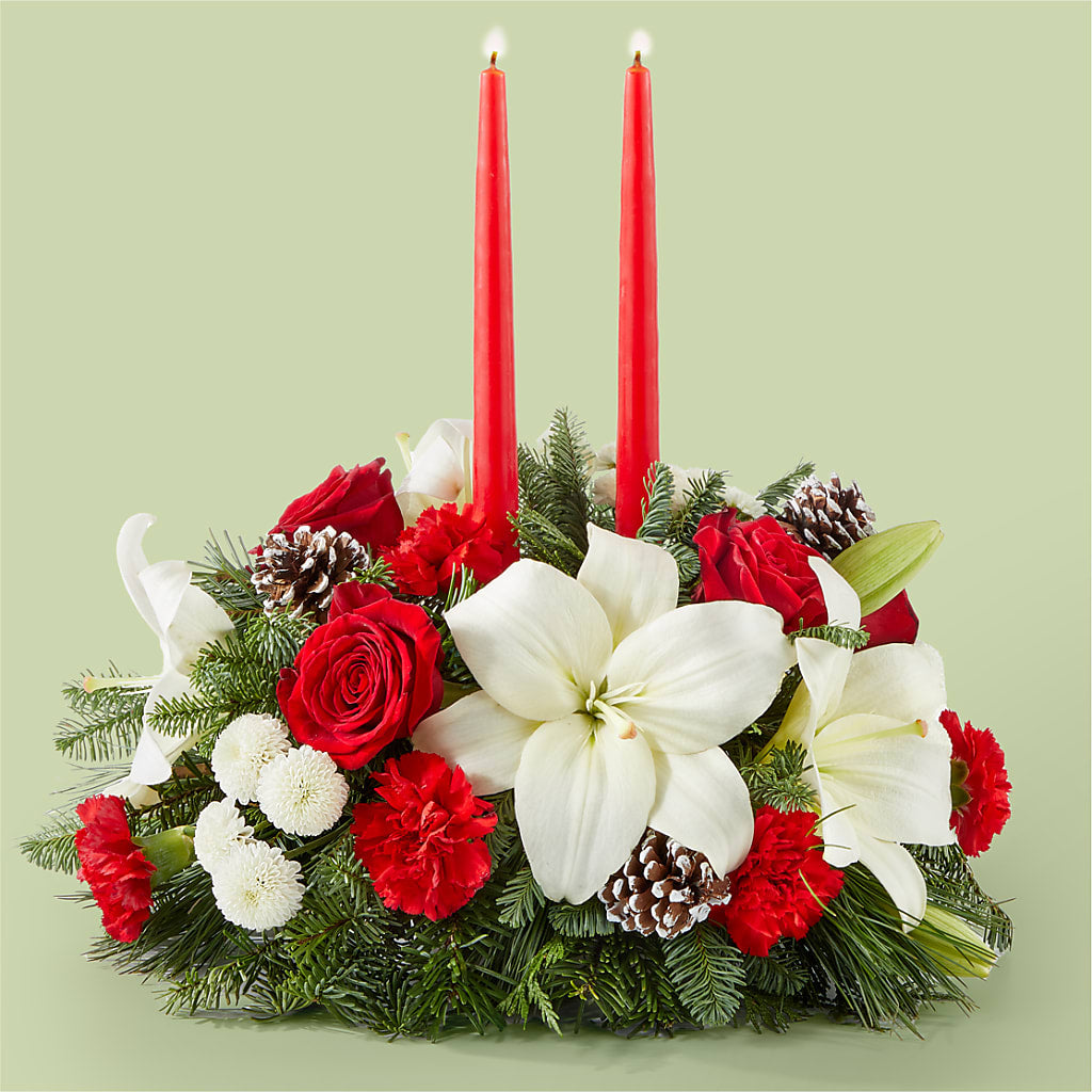 Seasonal Festivities Centerpiece – CASSIDY'S FLOWERS, Newmarket ON