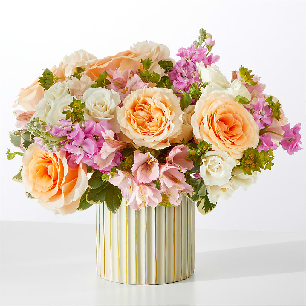 Paradise Bouquet with Ivory Vase – CASSIDY'S FLOWERS, Newmarket ON