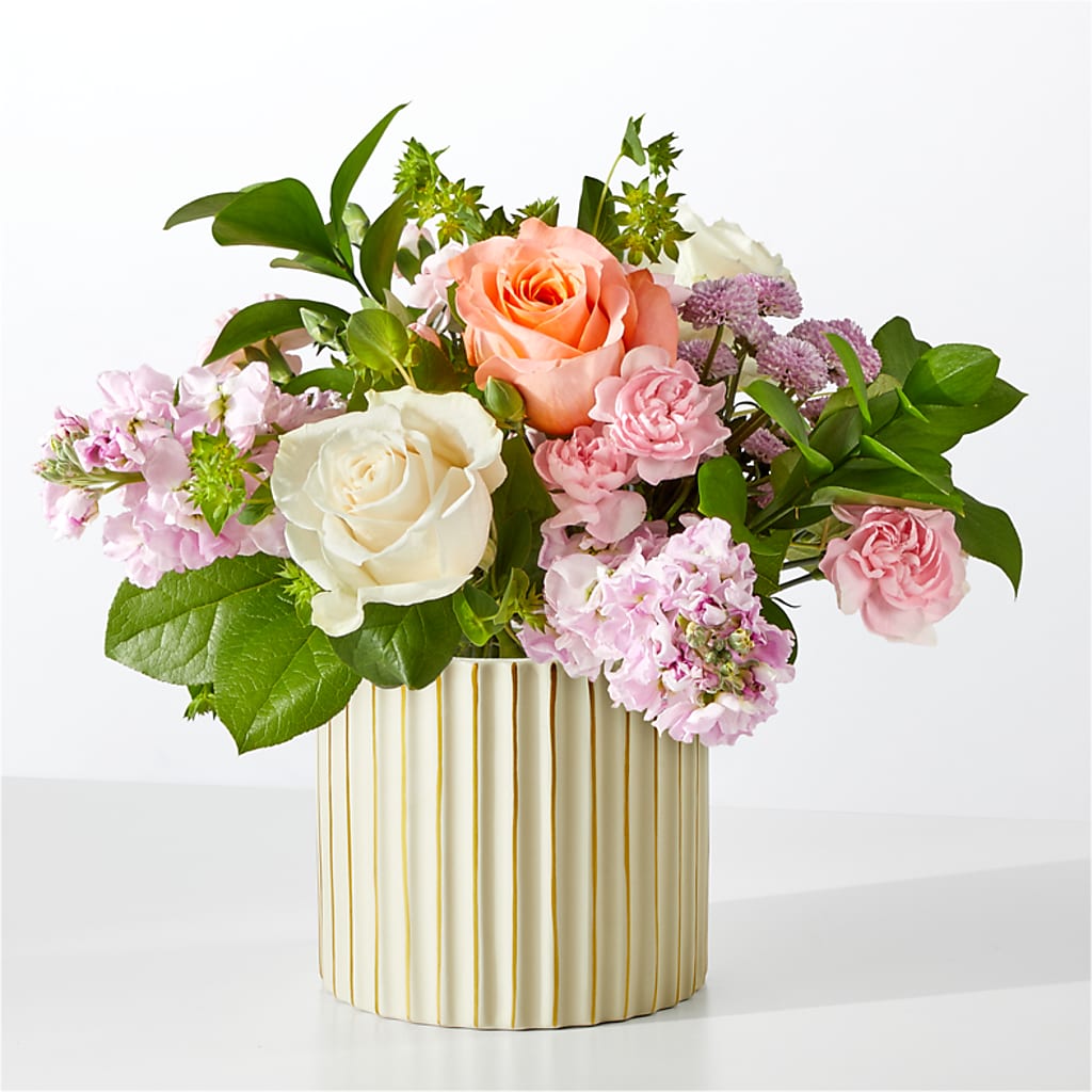 French Market Bouquet with Ivory Vase – CASSIDY'S FLOWERS, Newmarket ON