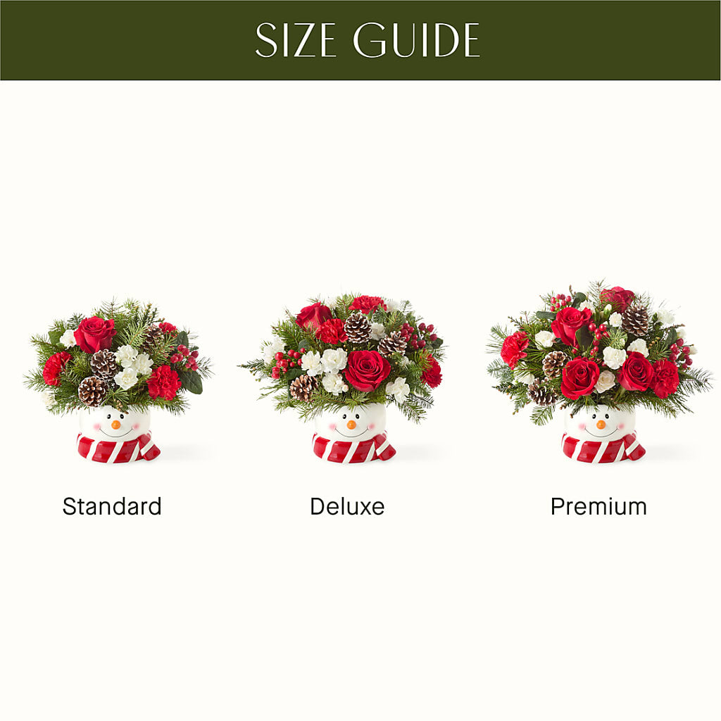 Jolly Snowman Bouquet – CASSIDY'S FLOWERS, Newmarket ON