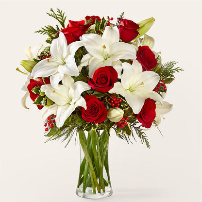 Bouquet de flocons de neige scintillants
