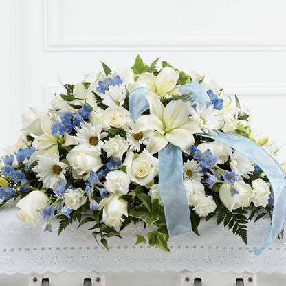 Tender Treasure Casket Spray – CASSIDY'S FLOWERS, Newmarket ON