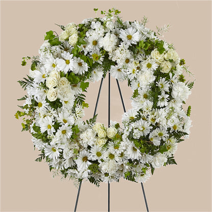 Faithful Wishes Wreath – CASSIDY'S FLOWERS, Newmarket ON