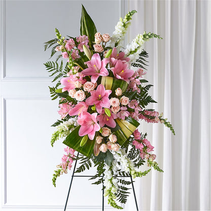Elegant Embrace Standing Spray – CASSIDY'S FLOWERS, Newmarket ON