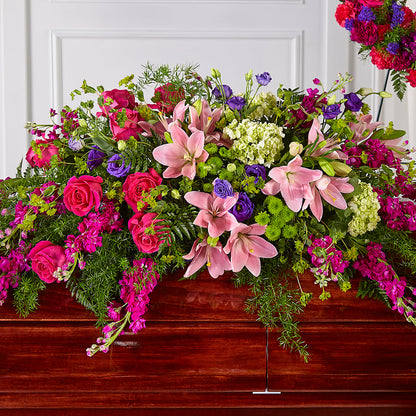 Radiant Tribute Casket Spray – CASSIDY'S FLOWERS, Newmarket ON