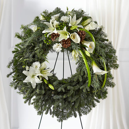 Greens of Hope Wreath – CASSIDY'S FLOWERS, Newmarket ON