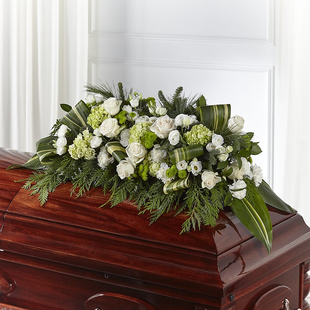 Gerbe funéraire « Geste d'espoir »