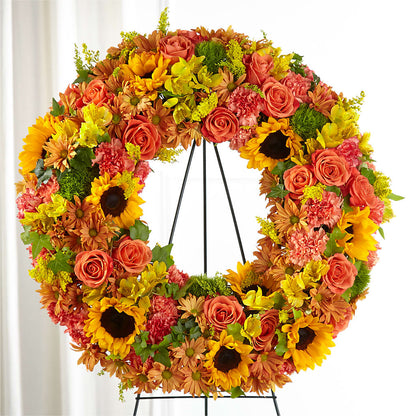 Autumnal Memories Wreath (Standard) – CASSIDY'S FLOWERS, Newmarket ON