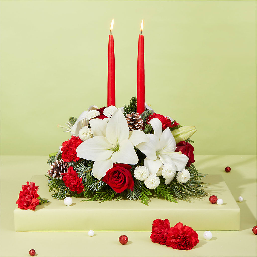 Seasonal Festivities Centerpiece – CASSIDY'S FLOWERS, Newmarket ON