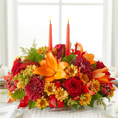 Autumn's Embrace Centerpiece – CASSIDY'S FLOWERS, Newmarket ON