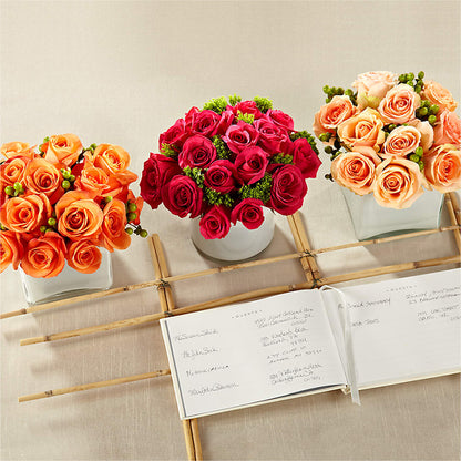 Dawn Rose Centerpiece – CASSIDY'S FLOWERS, Newmarket ON